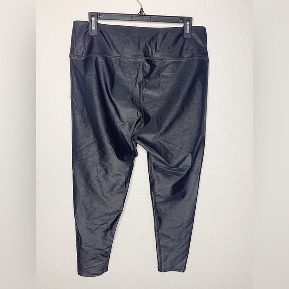 Noli Athletic Brazilian Lycra Fabric Liquid Legging in Black Gloss Size XXL $98 - Picture 5 of 7